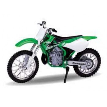 Machetă moto Welly [1:18] - Kawasaki 2002 KX 250 - Green